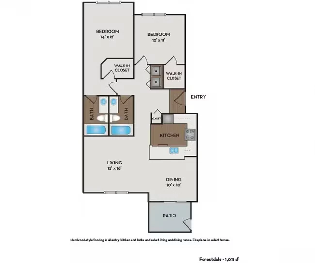 Unit L207 L207 floor plan